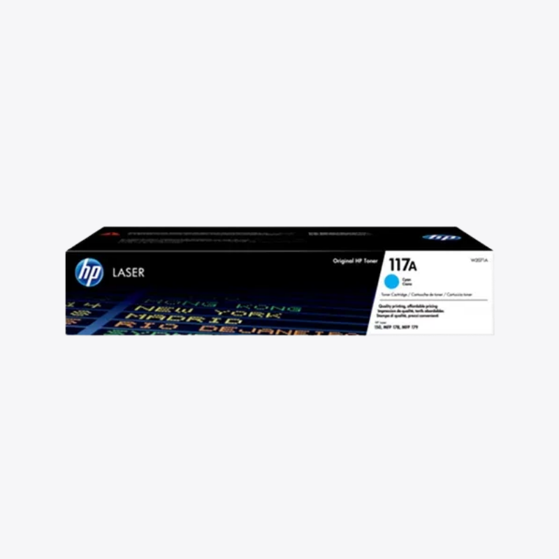 HP 117A Cyan (W2071A) Original Laser Toner Cartridge