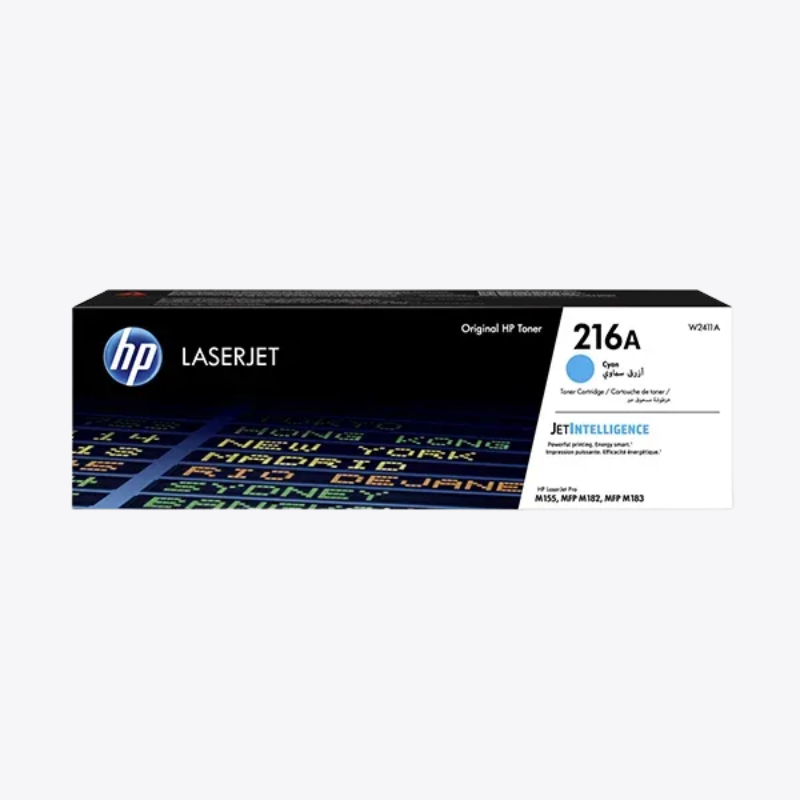 HP 216A Cyan (W2411A) Original LaserJet Toner Cartridge – Crisp, Professional Cyan Prints for Your Business