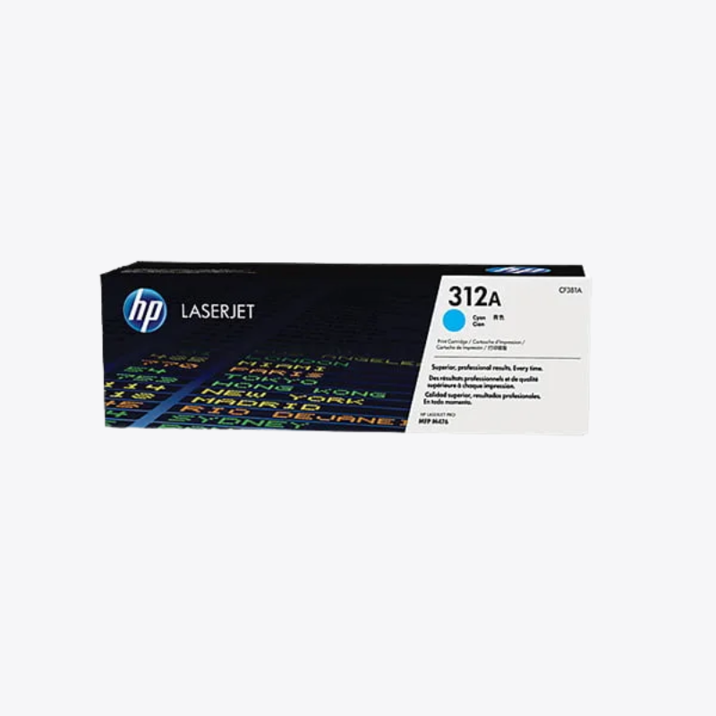 HP 312A Cyan (CF381A) Original LaserJet Toner Cartridge – Vibrant & Reliable Performance