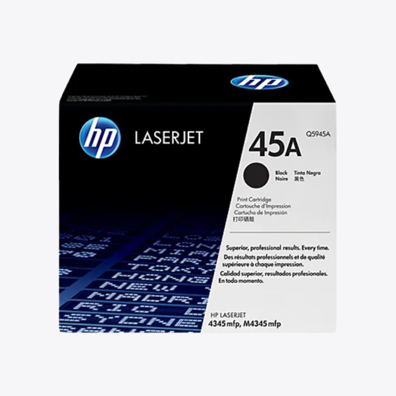 HP 45A Black Original LaserJet Toner Cartridge (Q5945A)