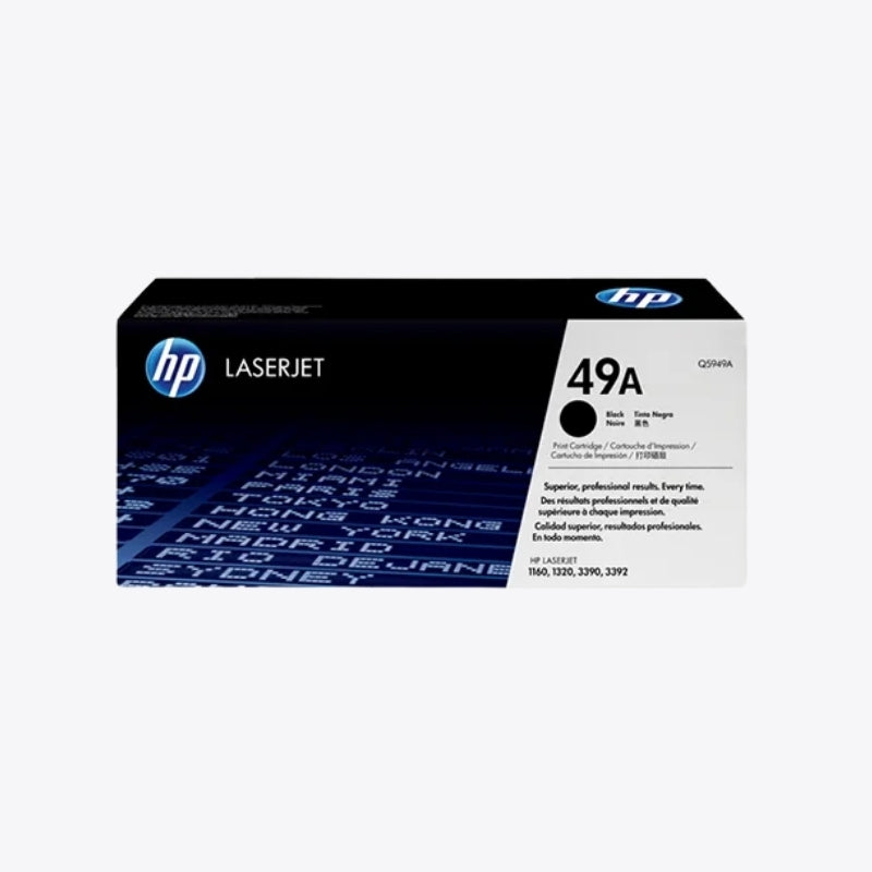 HP 49A Black Original LaserJet Toner Cartridge (Q5949A)