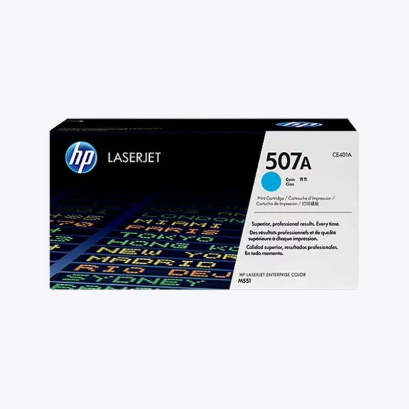 HP 507A Cyan (CE401A) Original LaserJet Toner Cartridge – Excellence & Professional Colour Output