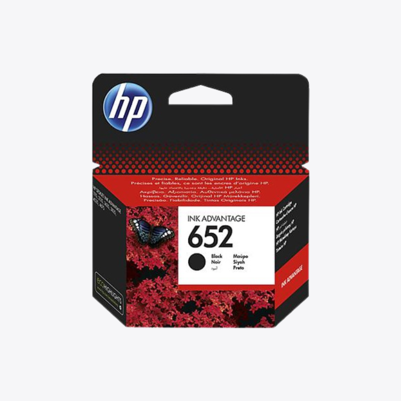 HP 652 Black Original Ink Advantage Cartridge